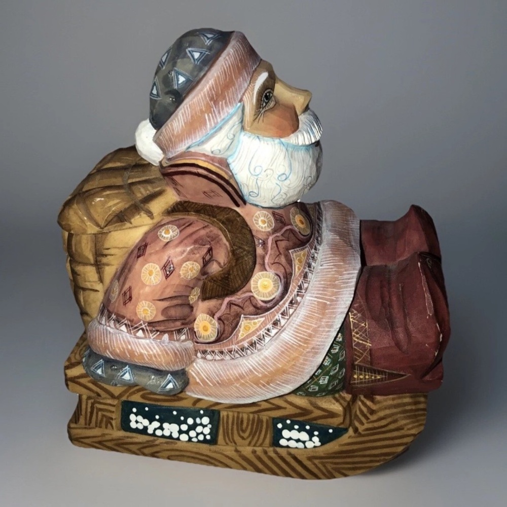 Santa’s Boundaries‎ Sleigh Figurine by G. DeBrekht #51676 2001 Vintage Limited